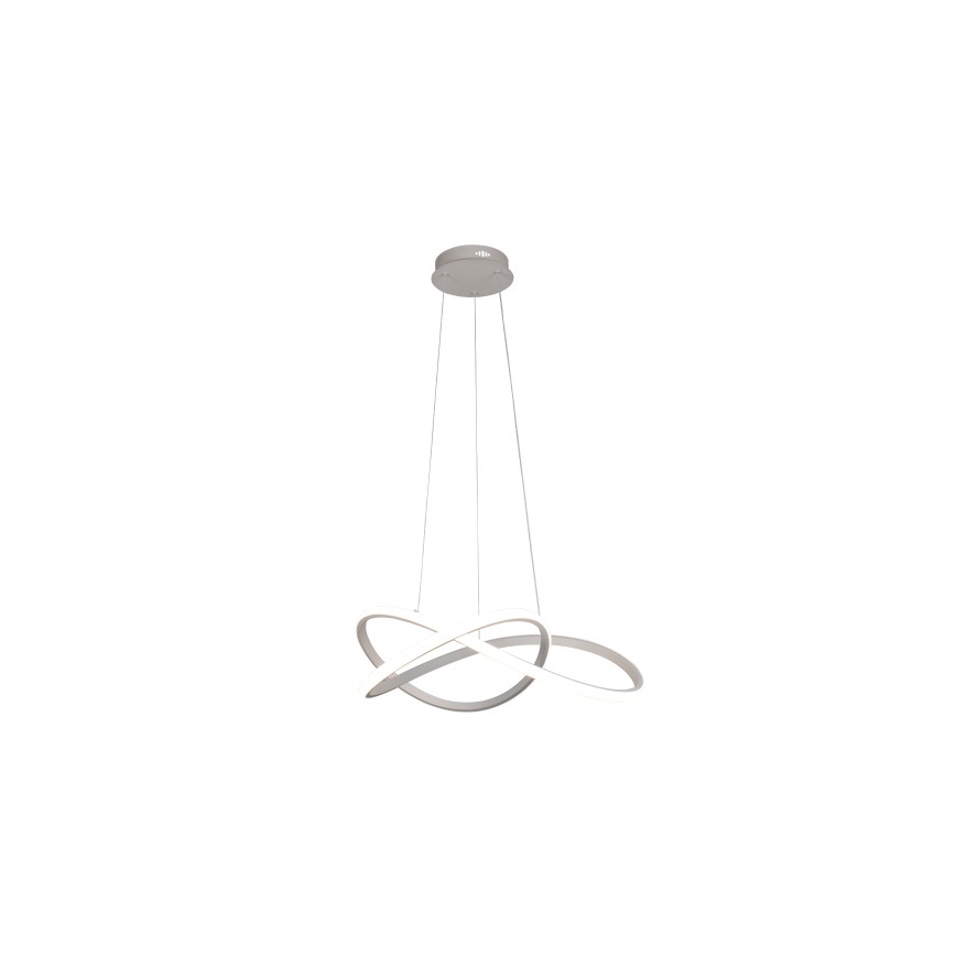 Suspension LED dimmable sur câble, 85 W, 230 V, 3000–6500 K, Ø 60 cm, avec télécommande