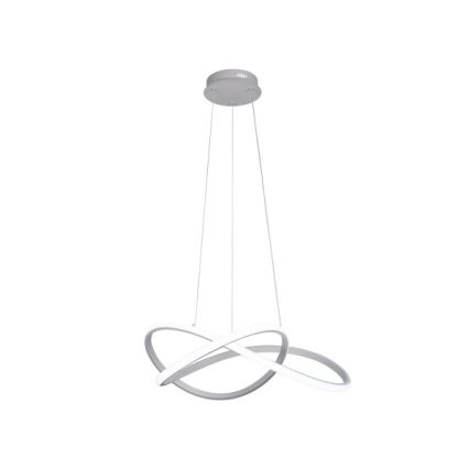 Suspension LED dimmable sur câble, 85 W, 230 V, 3000–6500 K, Ø 60 cm, avec télécommande