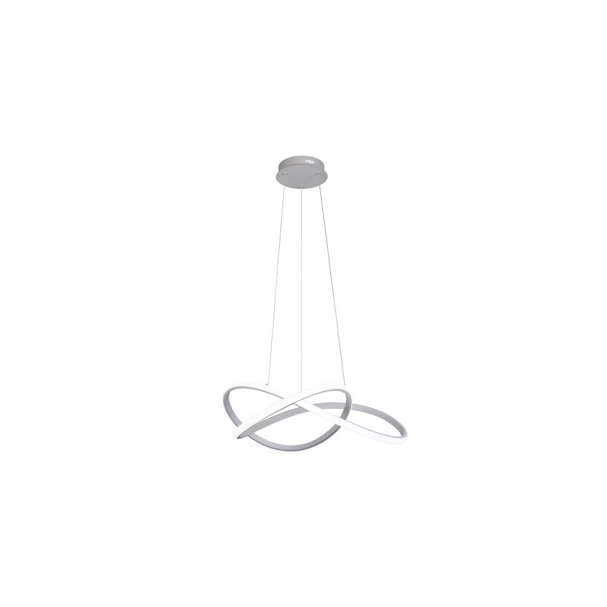 Suspension LED dimmable sur câble, 85 W, 230 V, 3000–6500 K, Ø 60 cm, avec télécommande