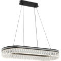 Lustre LED en cristal dimmable sur câble THALIA LED/50W/230V 3000-6000K + télécommande