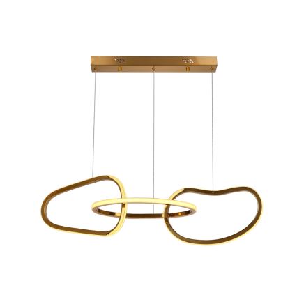 Lustre LED sur câble ANNELI LED/30W/230V 80 cm doré