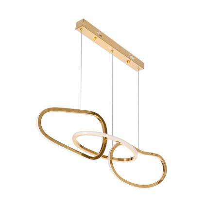 Lustre LED sur câble ANNELI LED/30W/230V 80 cm doré