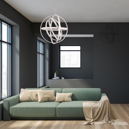 Lustre LED sur câble COPERNICUS LED/260W/230V blanc