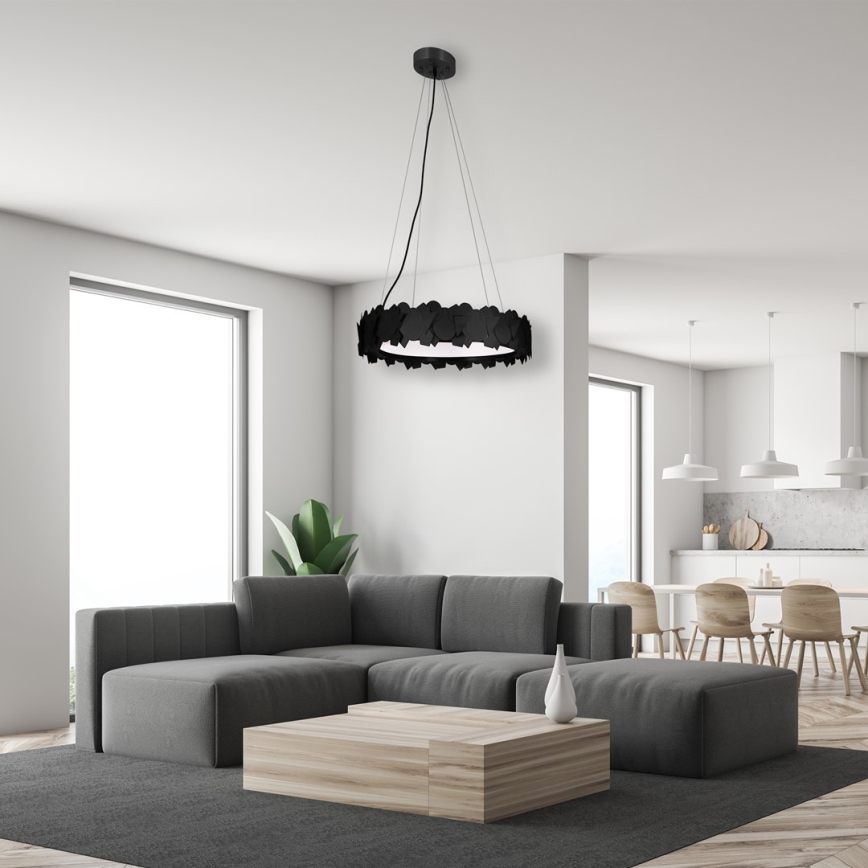 Lustre LED sur câble SOHO LED/24W/230V noir