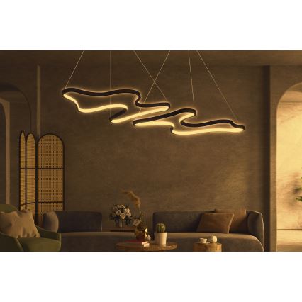 Lustre LED suspendu DUPLE ARTISAN LED/80W/230V 4000K noir