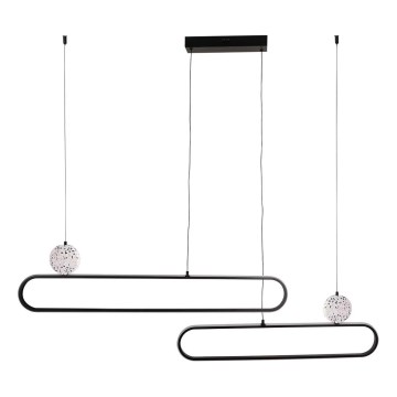 Lustre LED suspendu sur câble FLORENTYNA LED/48W/230V 4000K noir/blanc