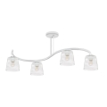 Lustre LUCEA 4xE27/15W/230V blanc