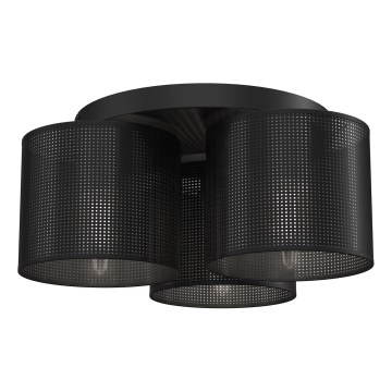 Lustre monté en surface LOFT SHADE 3xE27/60W/230V noir