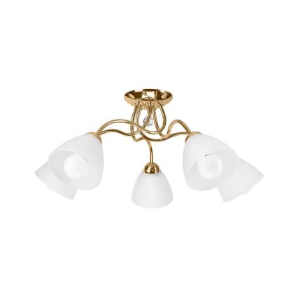 Lustre monté en surface MIRANDA 1xE27/60W/230V gold