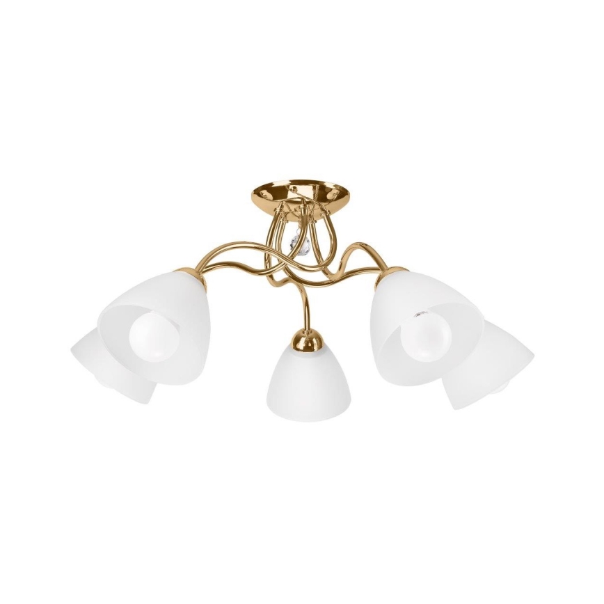 Lustre monté en surface MIRANDA 1xE27/60W/230V gold