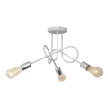 Lustre plafonnier OXFORD 3xE27/15W/230V blanc