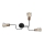 Lustre plafonnier TUBE II 3xE27/15W/230V noir