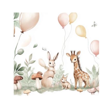 Lustre pour chambre d'enfant KIDS ROOM 1xE27/60W/230V Ø 40 cm — motifs animaux