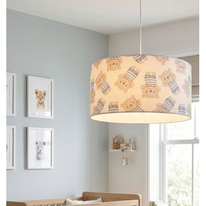 Lustre pour chambre d'enfant KIDS ROOM 1xE27/60W/230V Ø 40 cm — ourson
