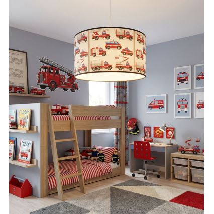 Lustre pour chambre d'enfant KIDS ROOM 1xE27/60W/230V Ø 40 cm — Pompiers
