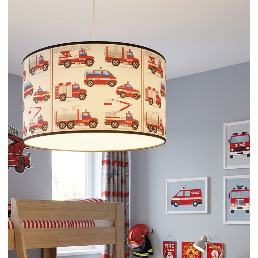Lustre pour chambre d'enfant KIDS ROOM 1xE27/60W/230V Ø 40 cm — Pompiers