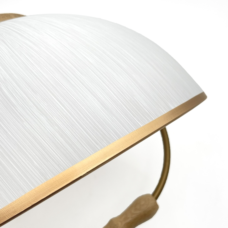 Lustre réglable RAMONA 1xE27/60W/230V marron/blanc/chêne