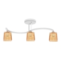 Lustre SANTOS 3xE27/15W/230V blanc/orange
