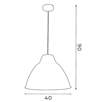 Lustre SKAL 1xE27/60W/230V