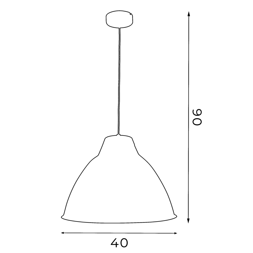 Lustre SKAL 1xE27/60W/230V
