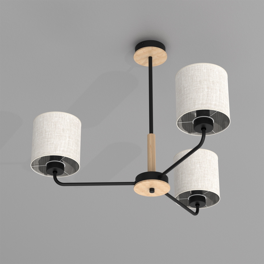 Lustre sur barre ATLANTA 3xE27/60W/230V