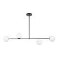 Lustre sur barre GAMA 4xG9/12W/230V noir