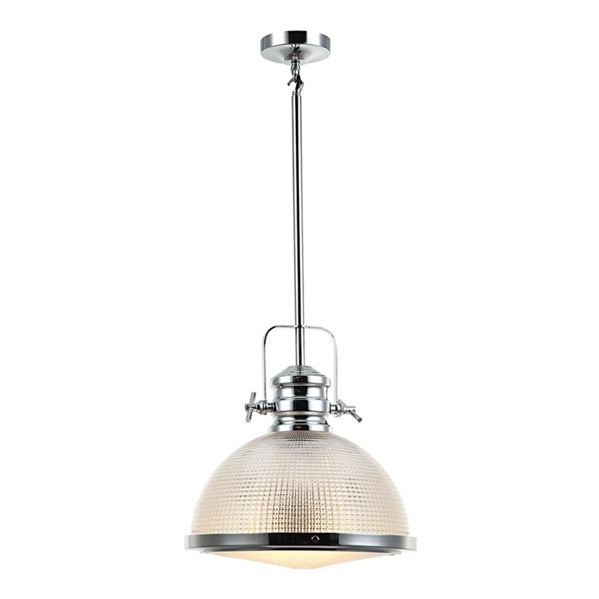 Lustre sur barre THOR 1xE27/11W/230V chrome brillant