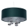 Lustre sur câble BUBBLE 1xE27/60W/230V Ø 50 cm vert
