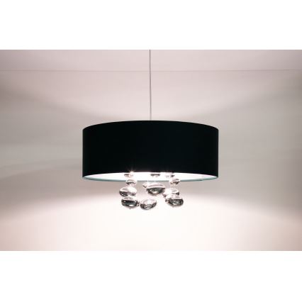 Lustre sur câble BUBBLE 1xE27/60W/230V Ø 50 cm vert
