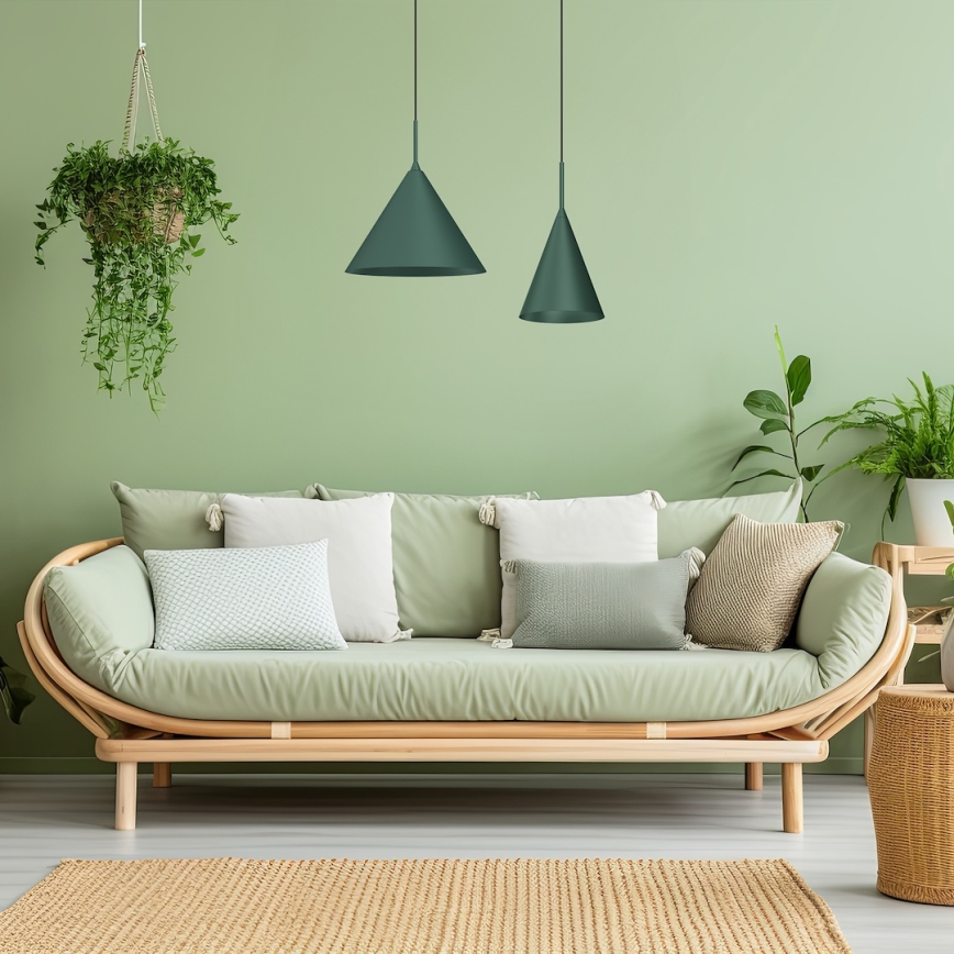 Lustre sur câble CAPITAL 1xGX53/15W/230V Ø 32 cm vert