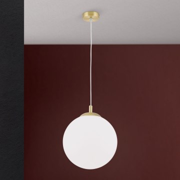 Lustre sur câble MADIS 1xE27/60W/230V, doré