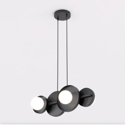 Lustre sur câble MODÈLE 4xG9/8W/230V noir