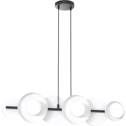 Lustre sur câble MODÈLE 6xG9/8W/230V blanc