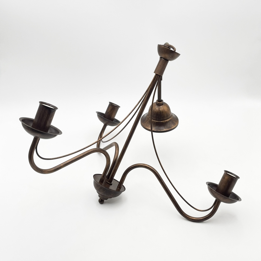 Lustre sur chaîne ANTON 3xE14/15W/230V bronze