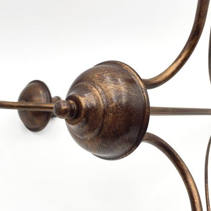 Lustre sur chaîne ANTON 3xE14/15W/230V bronze