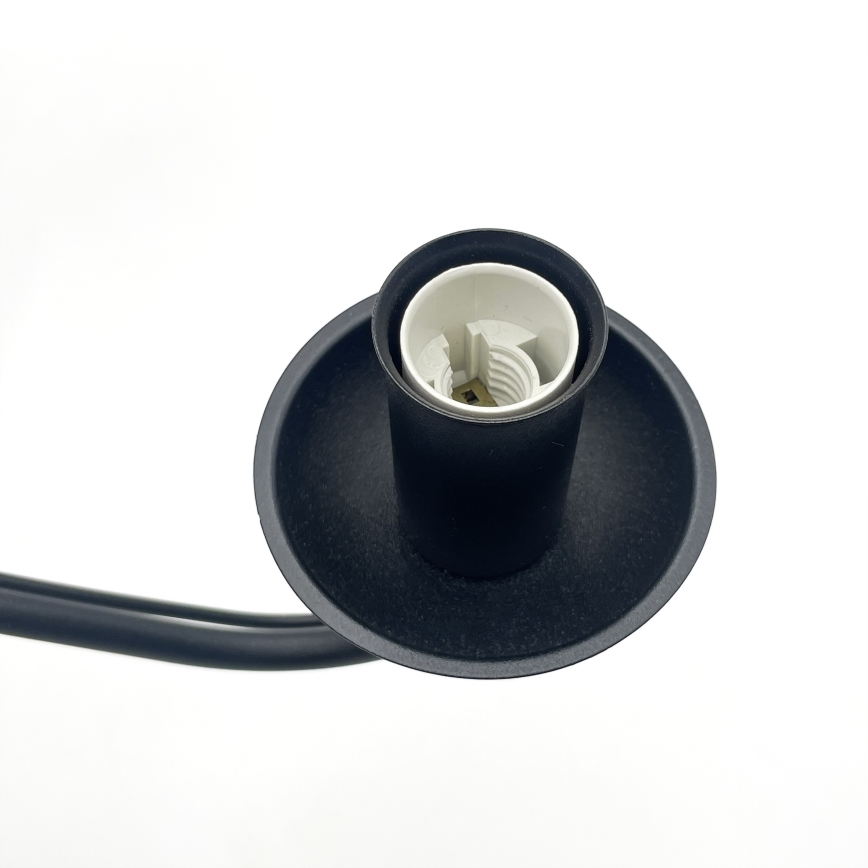 Lustre sur chaîne ANTON 3xE14/15W/230V, noir