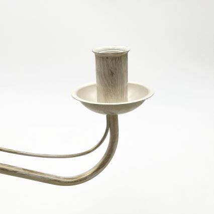 Lustre sur chaîne ANTON 6xE14/60W/230V patine blanche