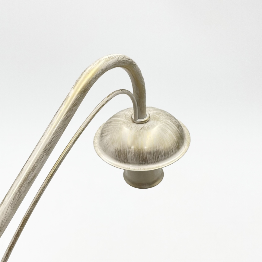 Lustre sur chaîne ANTON 8xE14/60W/230V, patine blanche