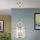Lustre sur chaîne BRUNO 3xE14/40W/230V Ø 25 cm doré