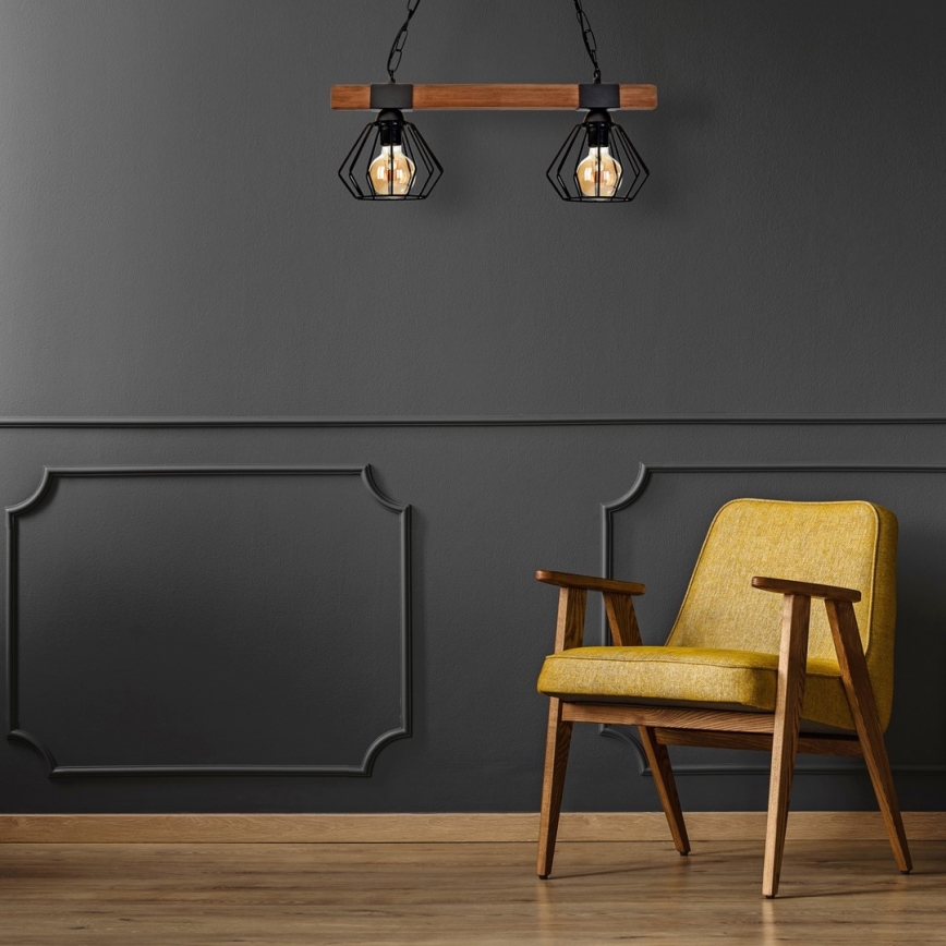 Lustre sur chaine ULF 2xE27/60W/230V