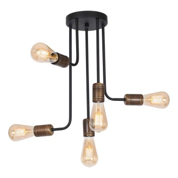 Lustre sur tige 5xE27/15W/230V