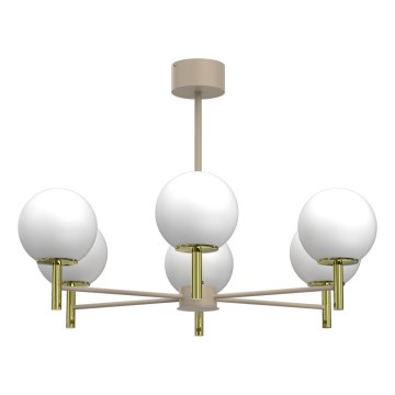 Lustre sur tige AWINION 6xE27/15W/230V