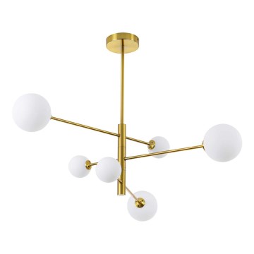 Lustre sur tige DORADO 6xG9/40W/230V doré