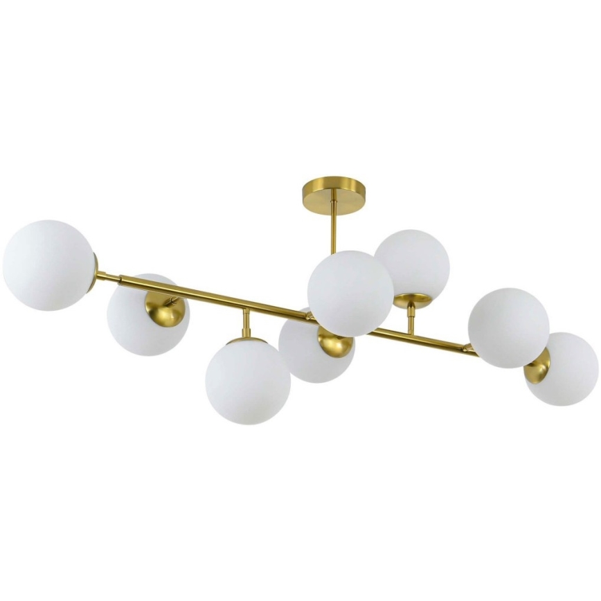 Lustre sur tige DORADO 8xE14/40W/230V doré