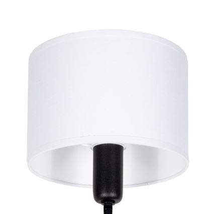 Lustre sur tige MADELA 5xE14/40W/230V blanc/noir