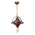 Lustre sur tige YENI 1xE27/40W/230V, finition bronze