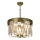 Lustre suspendu à chaîne CRYSTALLINE 6xE27/40W/230V, finition bronze