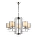Lustre suspendu avec chaîne VARANA 5xE27/40W/230V chrome brillant