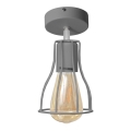 Lustre TUBE II 1xE27/15W/230V gris