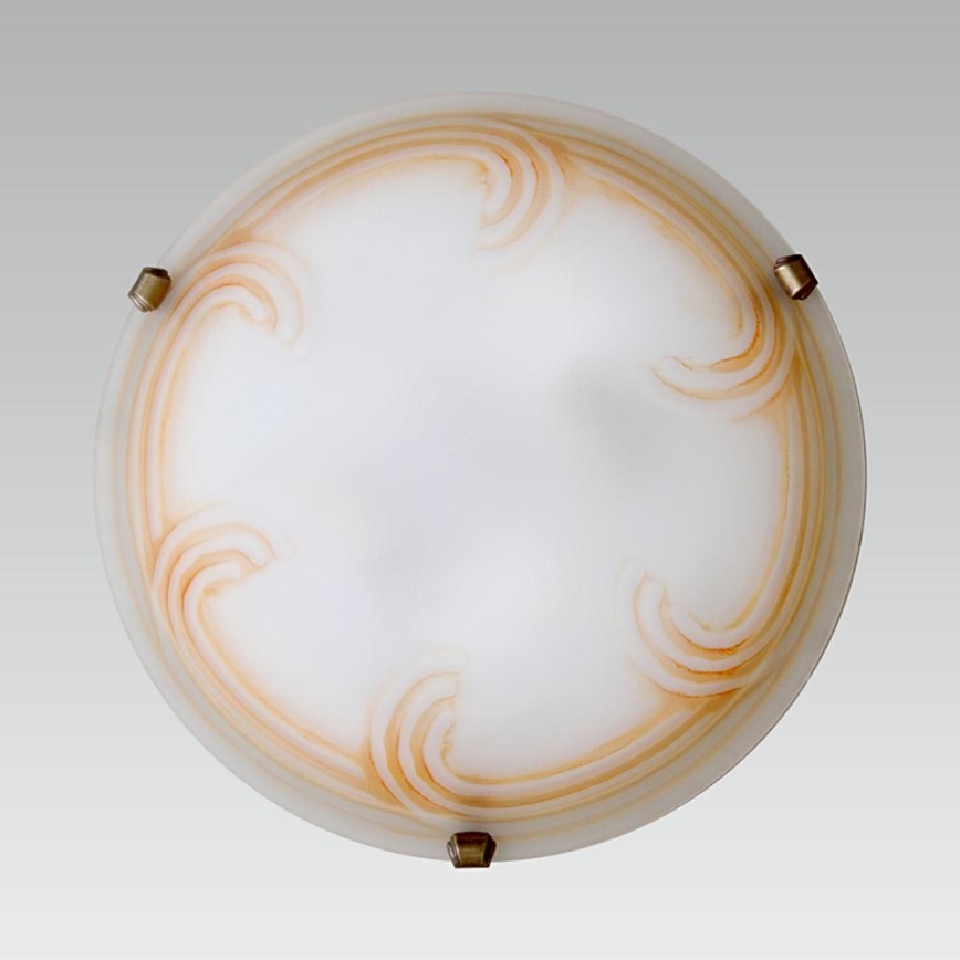 Luxera 1466 - Vervangend glas voor plafondlamp POMPEII E27